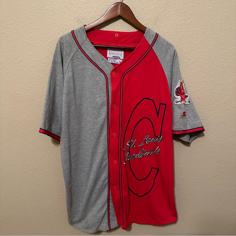 Vintage Starter St. Louis Cardinals Cloth Baseball Jersey